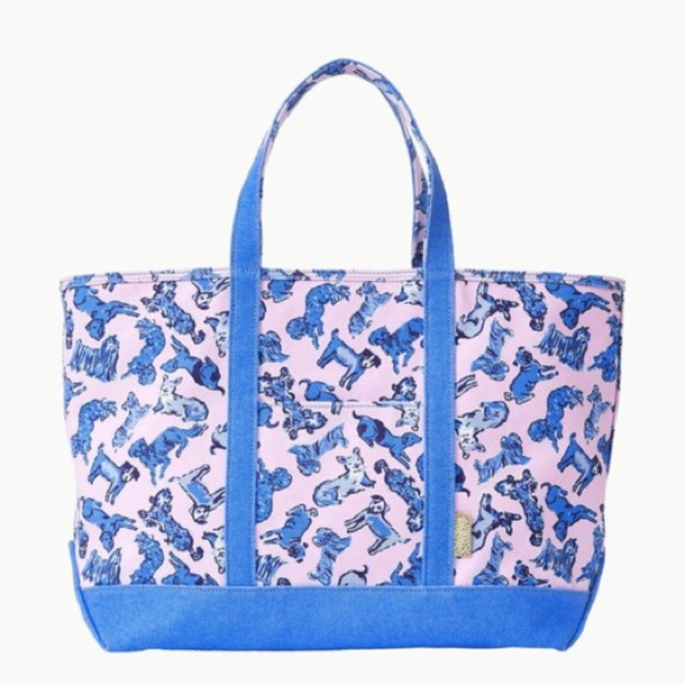 Lilly Pulitzer Mercato Tote Ruff Night